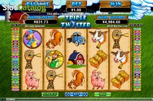 Οθόνη2. Triple Twister Κουλοχέρης