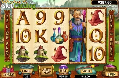 Οθόνη3. Wild Wizards (RTG) Κουλοχέρης
