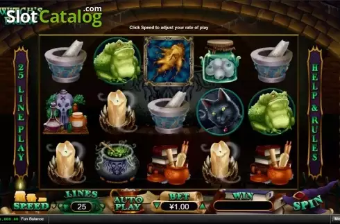 Οθόνη2. Witchs Brew (RTG) Κουλοχέρης 