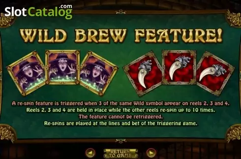 Οθόνη7. Witchs Brew (RTG) Κουλοχέρης 