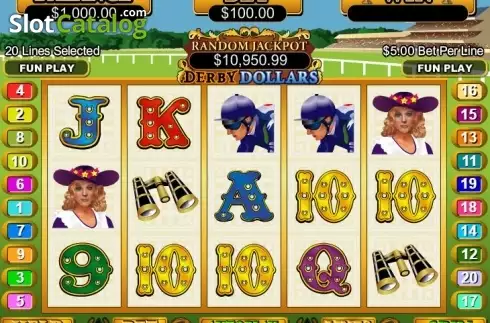 Οθόνη2. Derby Dollars Κουλοχέρης