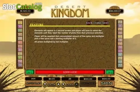 Οθόνη8. Desert Kingdom Κουλοχέρης