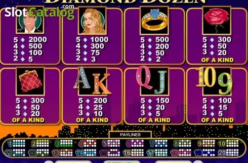Οθόνη4. Diamond Dozen Κουλοχέρης