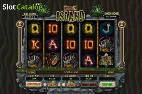 Οθόνη2. Dino Island Κουλοχέρης