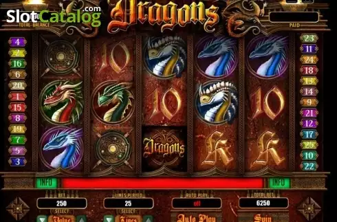 Οθόνη2. Dragons (RTG) Κουλοχέρης