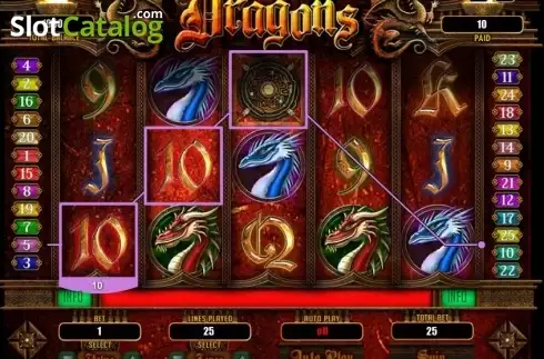 Οθόνη3. Dragons (RTG) Κουλοχέρης