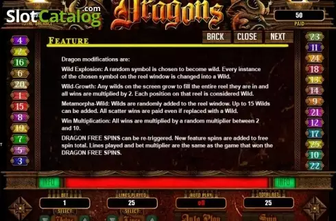 Οθόνη8. Dragons (RTG) Κουλοχέρης