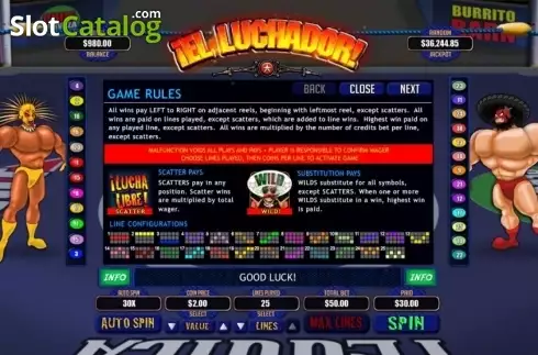 Οθόνη5. El Luchador Κουλοχέρης