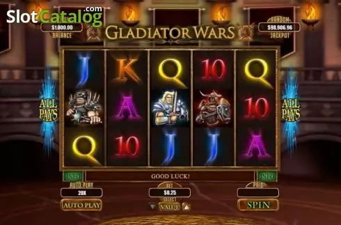 Οθόνη2. Gladiator Wars Κουλοχέρης