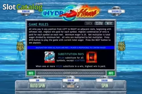 Οθόνη7. Hydro Heat Κουλοχέρης