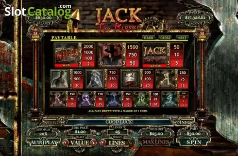 Οθόνη4. Jack the Ripper Κουλοχέρης