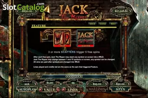 Οθόνη7. Jack the Ripper Κουλοχέρης