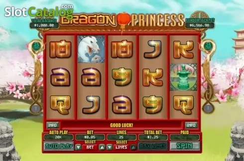 Οθόνη2. Dragon Princess (RTG) Κουλοχέρης