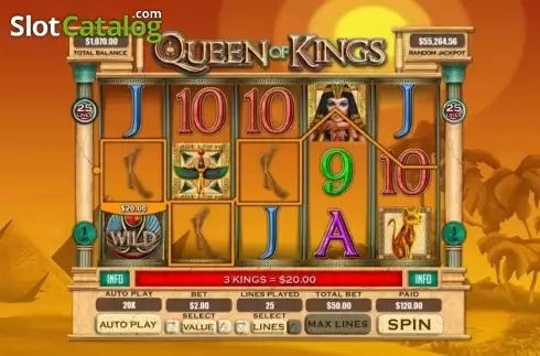 Οθόνη3. Queen of Kings Κουλοχέρης