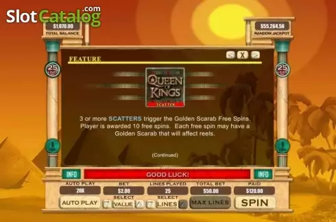 Οθόνη7. Queen of Kings Κουλοχέρης