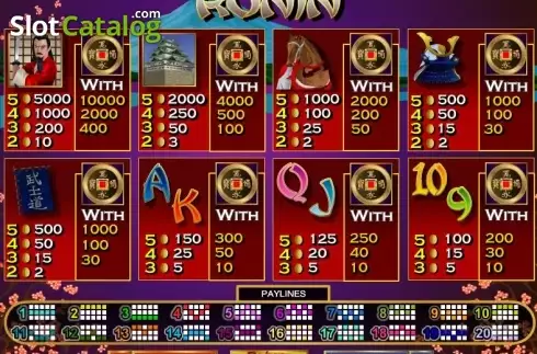 Οθόνη3. Ronin (RTG) Κουλοχέρης