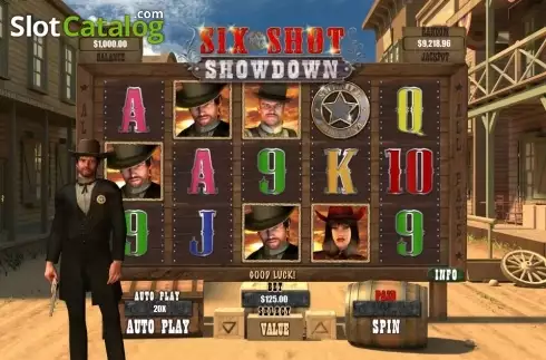 Οθόνη2. Six Shot Showdown Κουλοχέρης