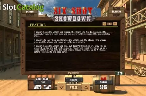 Οθόνη8. Six Shot Showdown Κουλοχέρης