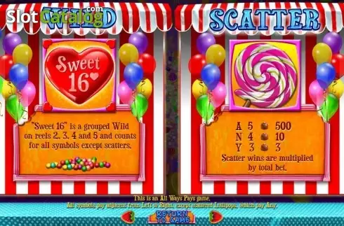 Οθόνη5. Sweet 16 Κουλοχέρης