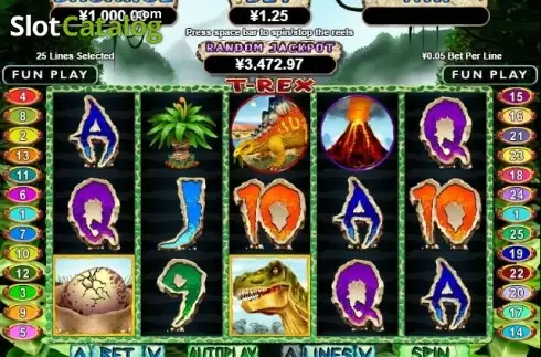 Οθόνη2. T-Rex (RTG) Κουλοχέρης 