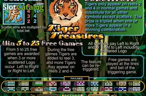 Οθόνη5. Tiger Treasures Κουλοχέρης