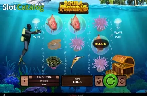 Οθόνη3. Scuba Fishing Κουλοχέρης
