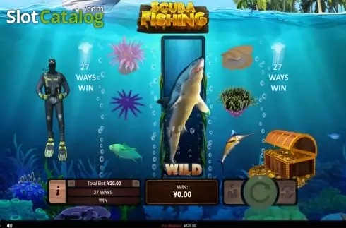 Οθόνη4. Scuba Fishing Κουλοχέρης