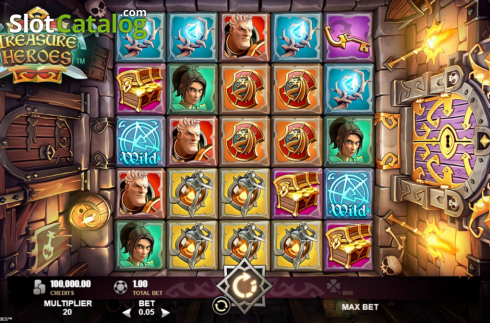 Οθόνη3. Treasure Heroes Κουλοχέρης