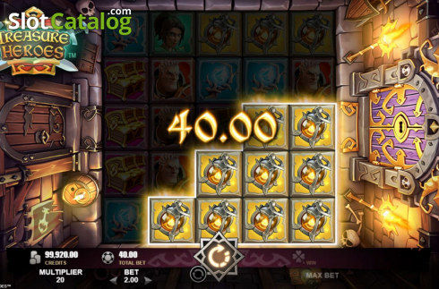 Οθόνη4. Treasure Heroes Κουλοχέρης