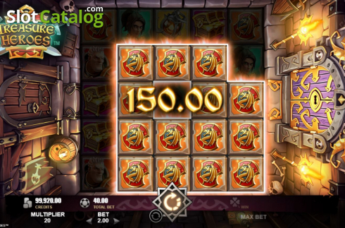 Οθόνη5. Treasure Heroes Κουλοχέρης