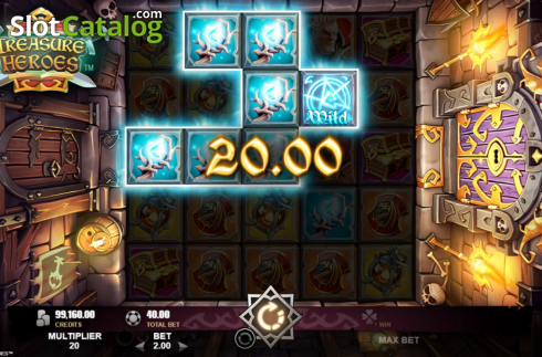 Οθόνη6. Treasure Heroes Κουλοχέρης