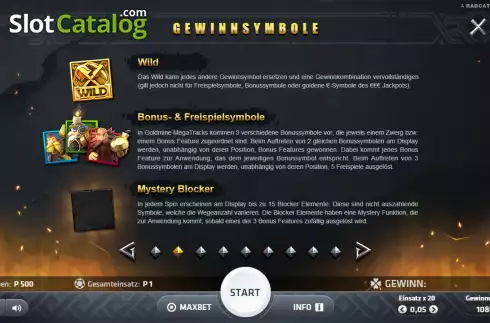 Οθόνη5. Goldmine Megatracks Κουλοχέρης