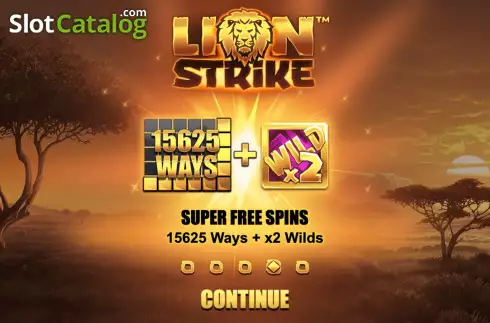 Οθόνη2. Lion Strike Κουλοχέρης