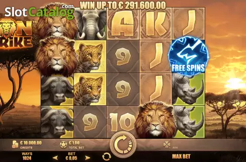 Οθόνη3. Lion Strike Κουλοχέρης