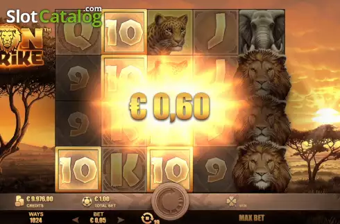 Οθόνη4. Lion Strike Κουλοχέρης