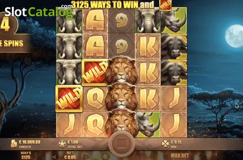 Οθόνη9. Lion Strike Κουλοχέρης