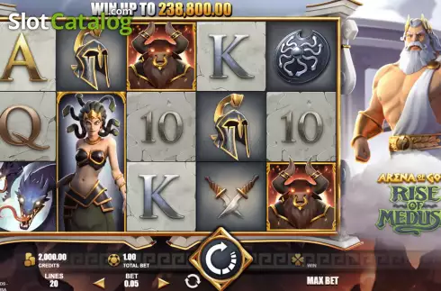 Οθόνη3. Arena of Gods - Rise of Medusa Κουλοχέρης