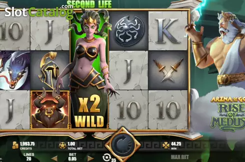 Οθόνη9. Arena of Gods - Rise of Medusa Κουλοχέρης