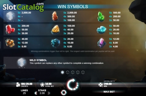 Οθόνη6. Crystal Rift Κουλοχέρης