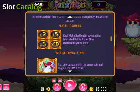 Οθόνη9. Fantasy Night Κουλοχέρης