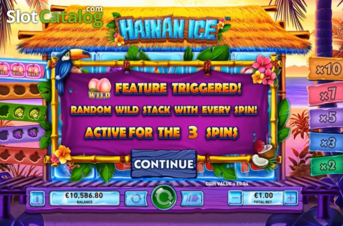Οθόνη8. Hainan Ice Κουλοχέρης