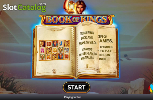 Οθόνη2. Book Of Kings (Rarestone Gaming) Κουλοχέρης