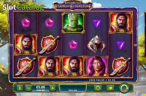 Οθόνη2. Kingdoms Rise: Legend Of Elvenstone Κουλοχέρης 