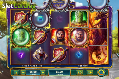 Οθόνη5. Kingdoms Rise: Legend Of Elvenstone Κουλοχέρης 