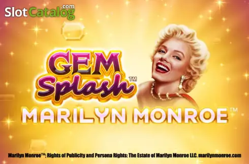 Gem Splash Marilyn Monroe Λογότυπο
