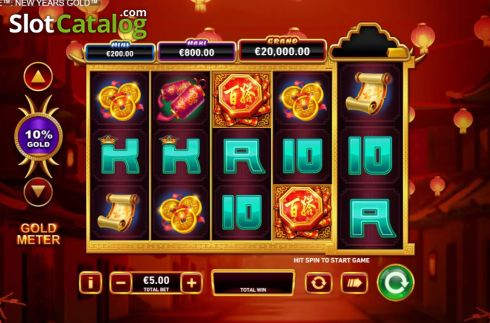 Οθόνη3. Gold Pile: New Years Gold Κουλοχέρης
