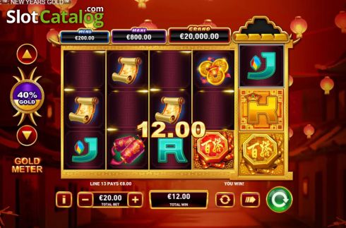 Οθόνη4. Gold Pile: New Years Gold Κουλοχέρης
