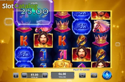 Οθόνη8. Kings Court Gem Splash Κουλοχέρης 