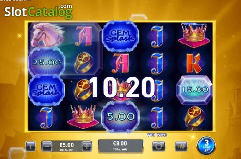 Οθόνη9. Kings Court Gem Splash Κουλοχέρης 