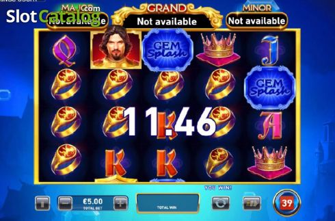 Οθόνη3. Kings Court Gem Splash Κουλοχέρης 